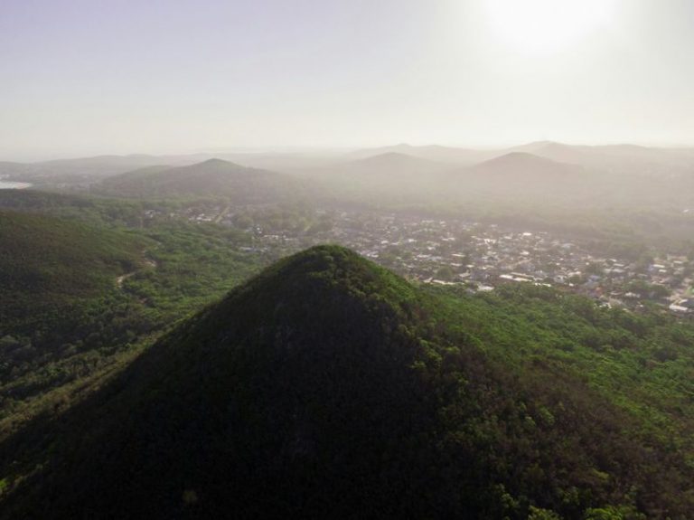 National Park Australia - an aerial view of a city in the distance