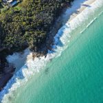 Hidden Beach Australia - a bird's eye view of an aerial view of a beach