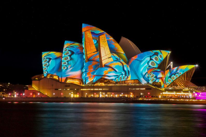 Aboriginal Art Australia - Opera House, Sydney Australia