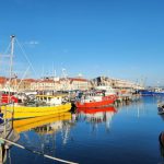 Hobart Harbour Australia - a group of boats that are sitting in the water