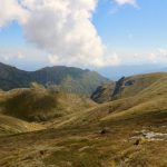 Australian Alps - a view of a mountain range from a distance
