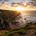 Phillip Island Australia - the sun is setting over the ocean on the coast