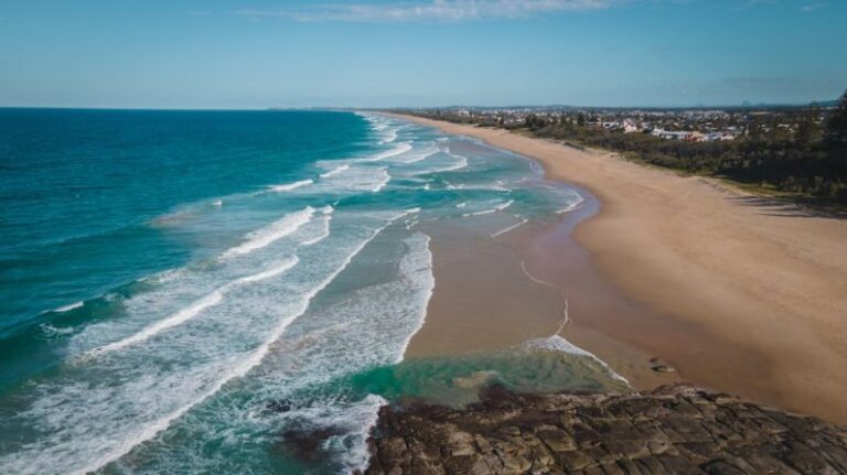 Sunshine Coast - aerial view of beach during daytime