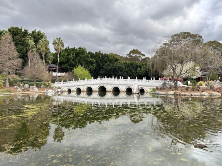 Australia Cultural - a white bridge over a body of water