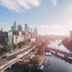 Melbourne - city buildings near body of water during daytime